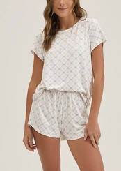 Pijama Feminino Curto Espaço Pijama 4010701