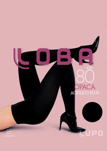 Meia Calça Fio 80 Opaca Plus Size Loba 5786-001