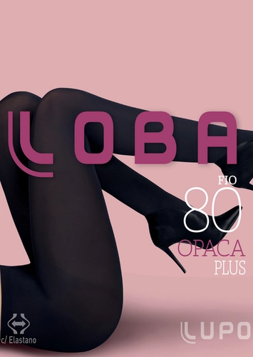 Meia Calça Fio 80 Opaca Plus Size Loba 5852-001